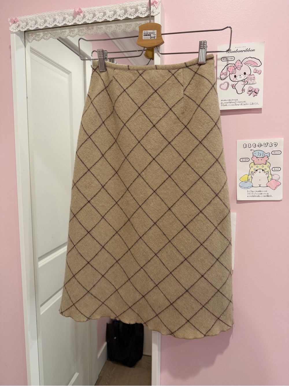 Vintage Japanese Zazie Midi Skirt Mori Girl